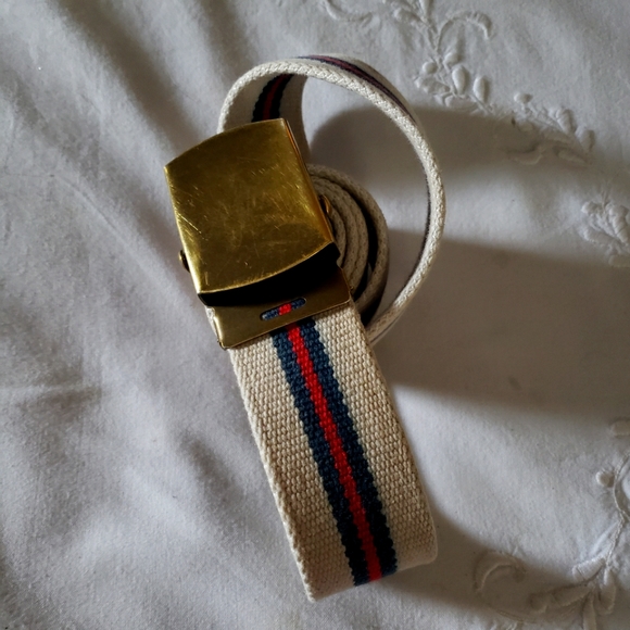 J. Crew Accessories Vintage J Crew Brass Buckle Belt Poshmark